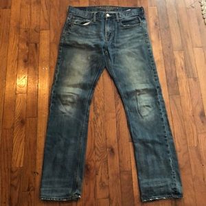American eagle slim straight jeans 32/34